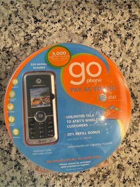 Motorola GoPhone C168i Pay-As-You-Go Pack